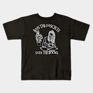 Ban The Fascists Save The Books Kids T-Shirt